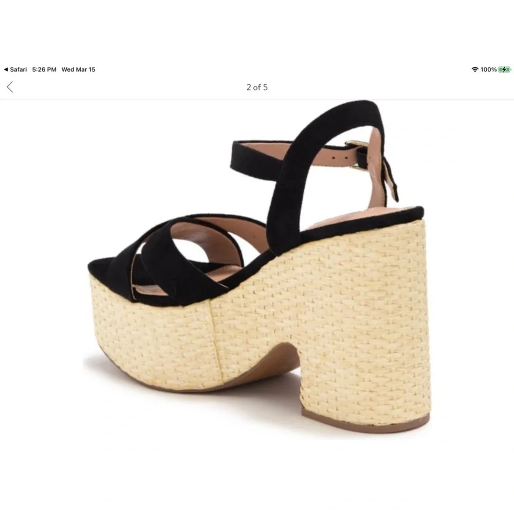 Steven New York By Steve Madden Wedged Sandals